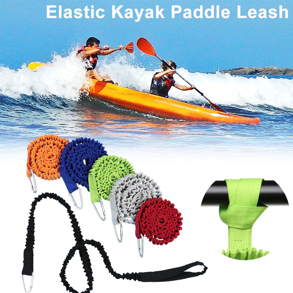 Fishing Kayak Paddle Leash - Regulowany uchwyt na wędkę do sportów